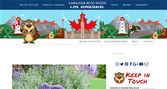 Desktop Screenshot of canadianbloghouse.com